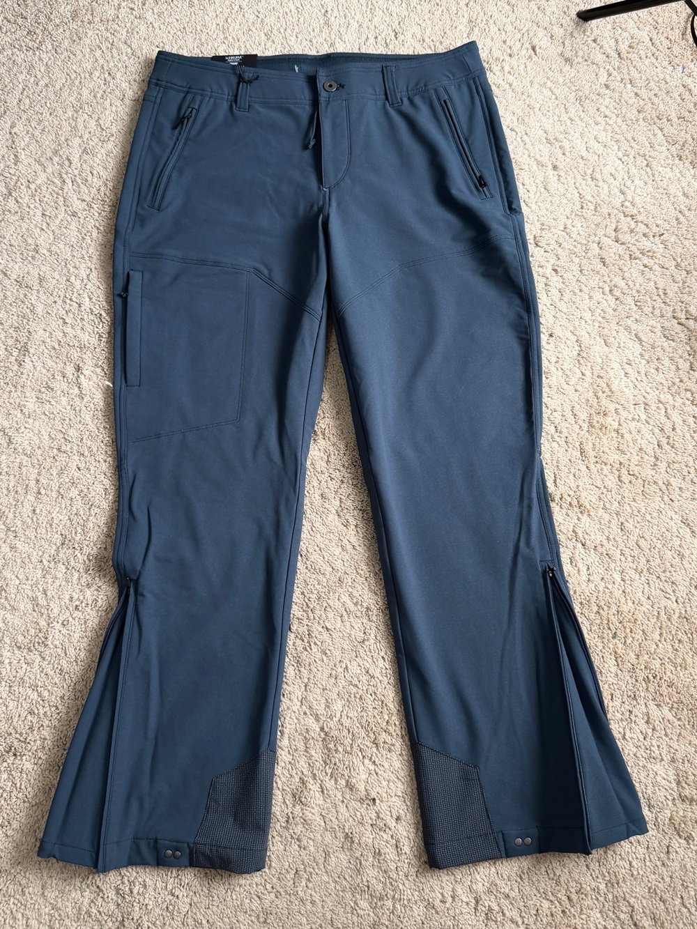 Kuhl Womens Pants Size 14 Klash Cargo Hiking Blue Outdoor Stretch Water Wind New - Picture 2 of 14